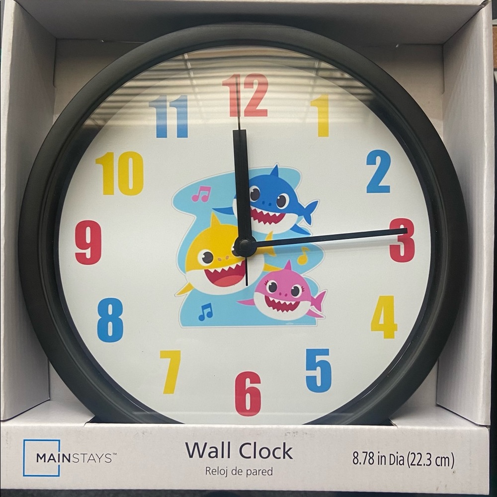 Baby Shark Wall Clock